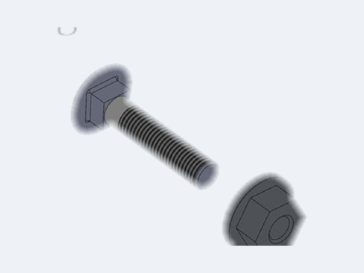 Cup head bolt and flange nut – YITORCH cable tray supplier